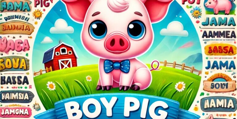 boy pig names