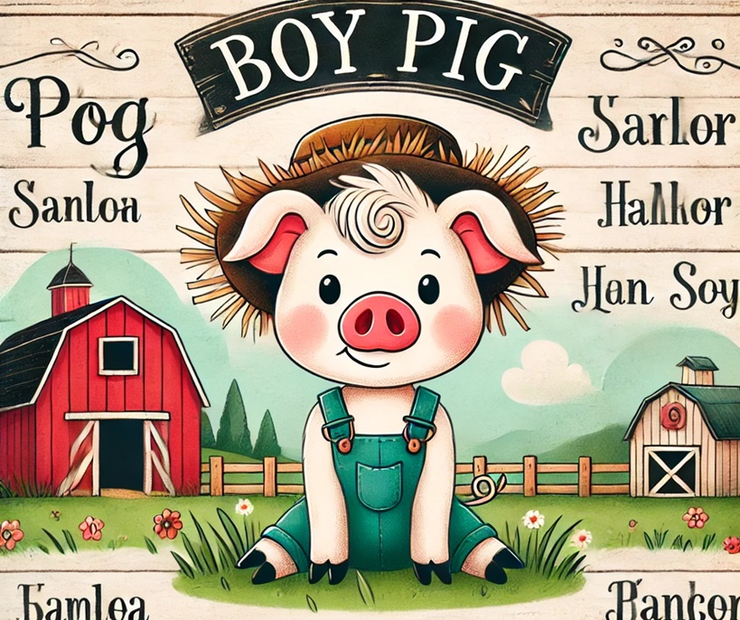 boy pig names